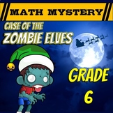 6th Grade Christmas Activity - Christmas Math Mystery : Zo