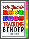 6th Grade Common Core Data Tracking Binder {EDITABLE!}