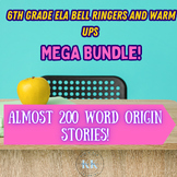 6th Grade Common Core ELA Bell Ringers| Vocabulary| Warm-U
