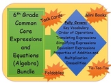 6th Grade Common Core Expressions and Equations (Algebra) 