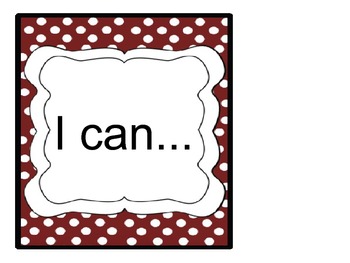 Preview of 6th Grade Common Core "I Can" Statements for Reading