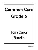 6th Grade Math Task Cards Bundle