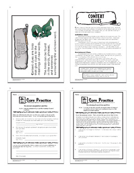 context clues worksheets 6th grade grammar 5 types of context clues