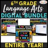 6th Grade DIGITAL Language Arts BUNDLE | Google Classroom 