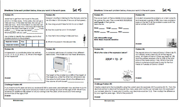 6th grade math problem solving goals