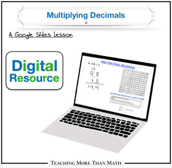 Preview of 6th Grade Decimal Multiplication with Multiplying Powers of Ten - Google Slides
