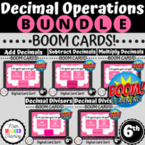 6th Grade Decimal Operations 6.NS.B3 | BOOM Cards | DIGITA