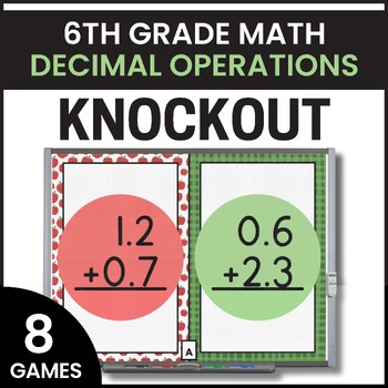 Preview of 6th Grade Decimal Operations Games - Multiplying & Dividing Decimals