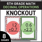 6th Grade Decimal Operations Games - Multiplying & Dividin