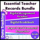 6th Grade Digital Gradebook | Assignment Tracker | Report 