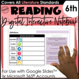 6th Grade Digital Interactive Notebook | Mentor Text Readi
