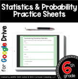 6th Grade Digital Practice Sheets- Statistics & Probabilit
