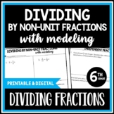 Dividing Fractions with Models Guided Notes: Whole Number 