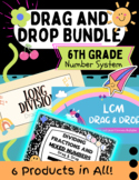 6th Grade Drag & Drop Number Systems Bundle