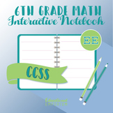 6th Grade EE Interactive Notebook, Expressions and Equatio