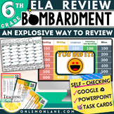 6th Grade ELA Bombardment Comprehensive Review Game