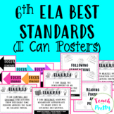 6th Grade ELA Florida BEST Standards (I Can Posters)
