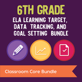 6th Grade ELA Learning Target, Data Tracking, & Goal Setti