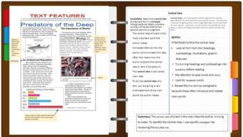Preview of 6th Grade ELA Notebook Digital and Print