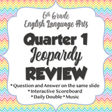 6th Grade ELA Quarter 1 Review - Ideal for Testing Review 
