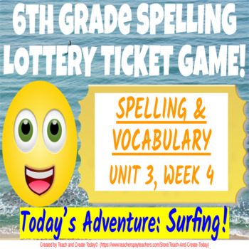 Preview of 6th Grade ELA Spelling Games WONDERS Unit 3 Bundle Digital Practice Activities
