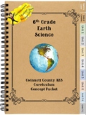 6th Grade Earth Science FULL DIGITAL Concept Packet - Dist