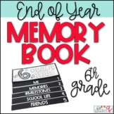 End of Year Memory Flip Book Writing Activity for 6th Grade