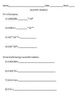 6th Grade Everyday Math Unit 2 Practice Test Review EDITABLE Bundle