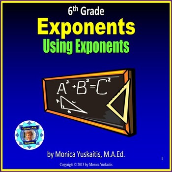 Preview of 6th Grade Exponents Powerpoint Lesson