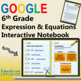 6th Grade Expressions & Equations Interactive Notebook Bun