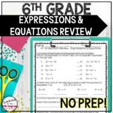 Expressions & Equations Review | 6th Grade