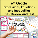 6th Grade Expressions, Equations and Inequalities Review G