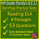 6th Grade Florida FAST PM3 Reading Practice Tests - Florid