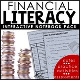 6th Grade Financial Literacy Interactive Notebook Set | Di