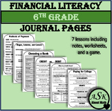 6th Grade Financial Literacy Pack