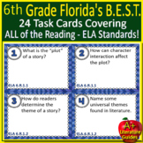 6th Grade Florida FAST Task Cards Reading ELA Florida BEST