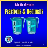 6th Grade Fractions and Decimals Powerpoint Lesson