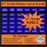 6th Grade Game Show Review Games BUNDLE