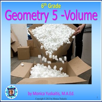 Preview of 6th Grade Geometry 5 - Volume Powerpoint Lesson