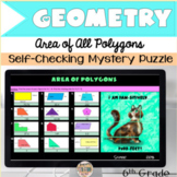 6th Grade Geometry: "Area of All Polygons" Self-Checking M