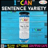 6th Grade Grammar Game | Sentence Variety