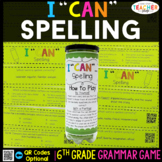 6th Grade Grammar Game | Spelling
