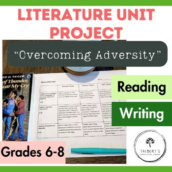 Preview of 6th Grade HMH Literature Unit Project: Research, Literature Connection, & Rubric