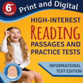 6th Grade Reading Passages & ELA Practice Tests | Informat