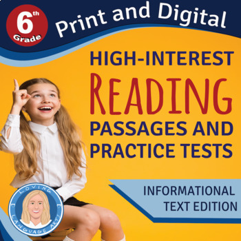 Preview of 6th Grade Reading Passages & ELA Practice Tests | Informational Text Edition
