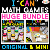 6th Grade I CAN Math Games & Centers | Original & Mini Gam