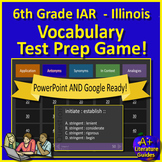 6th Grade IAR Vocabulary Game Test Prep for PowerPoint or 