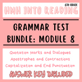 6th Grade Into Reading Grammar Tests Module 8 Bundle