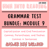6th Grade Into Reading Grammar Tests Module 9 Bundle