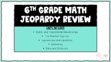 6th Grade Jeopardy Math Review Game ( Editable Version Included )